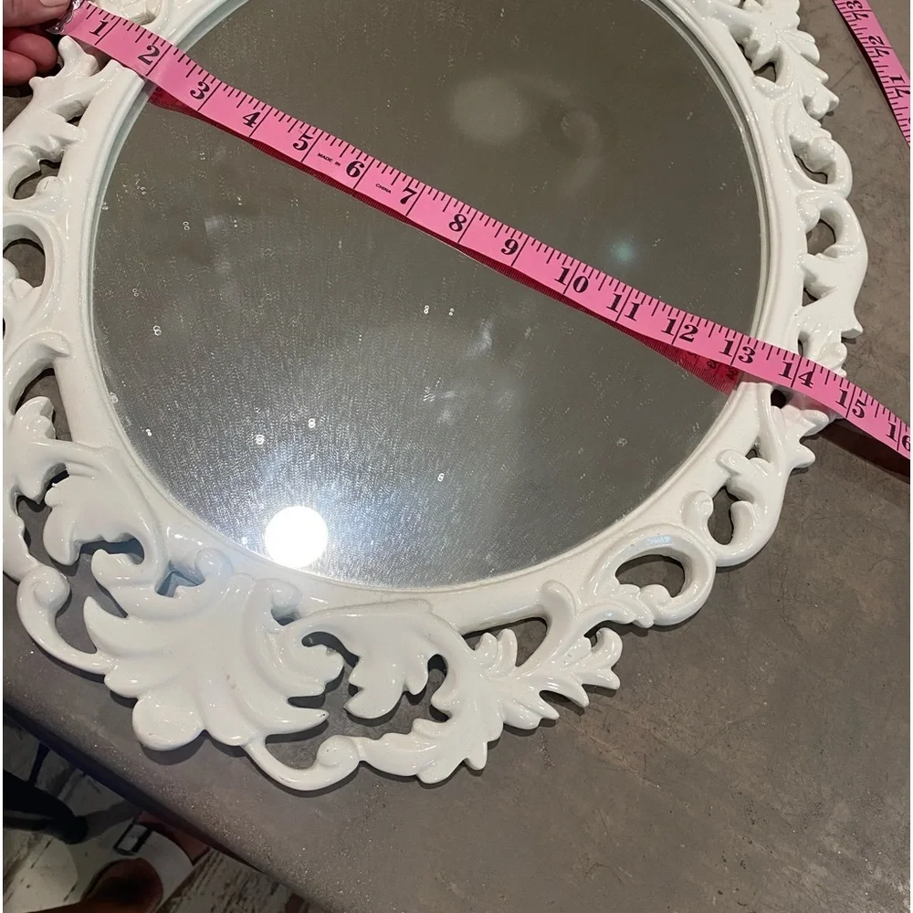 Shabby chic metal mirror! ⭐️FABULOUS ⭐️like NEW!! No scratches-EUC!!!!!